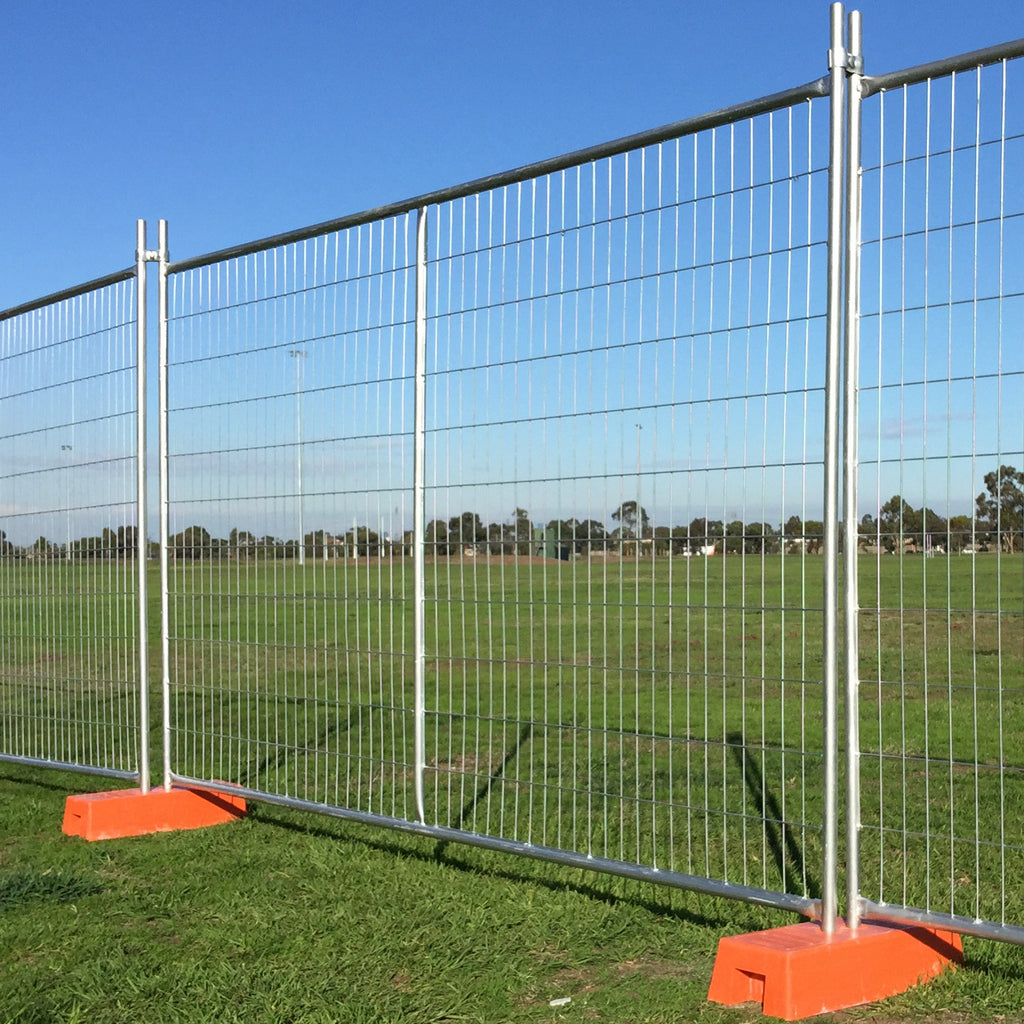 Temporary Fencing Panels 2.4Wx2.0H (metres) from hire $5.00/wk